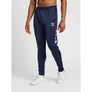 Hummel Core Xk Training Poly Broek Heren Donkerblauw | 311803-733