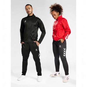 Hummel Core Xk Training Poly Broek Heren Zwart | 126657-834