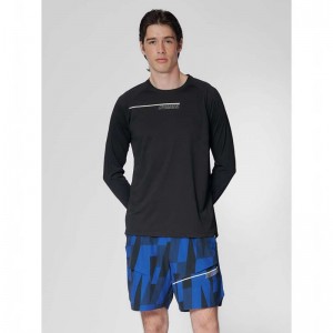 Hummel Court Light Weight L/S T-shirts Heren Zwart | 227729-236