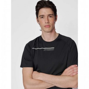 Hummel Court Light Weight T-shirts Heren Zwart | 740820-193
