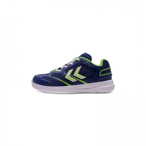 Hummel Dagaz 2.0 Jr Handbalschoenen Kinderen Blauw | 258097-766