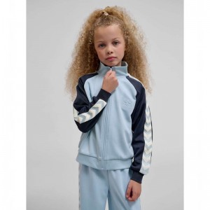 Hummel Daily Zip Sneakers Kinderen Blauw | 826931-890
