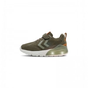 Hummel Daylight Jr Sneakers Kinderen Olijfgroen | 438367-700
