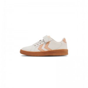 Hummel Derby Court Jr Sneakers Kinderen Wit | 037765-442