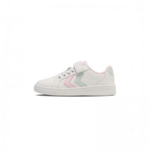 Hummel Derby Court Jr Voetbalschoenen Kinderen Wit | 519447-908