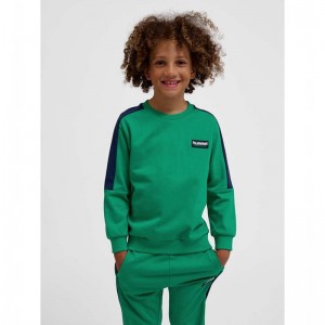 Hummel Dixen Sweatshirts Kinderen Groen | 534646-285