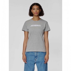 Hummel Elemental Logo Cotton Sokken Dames Grijs | 849094-582