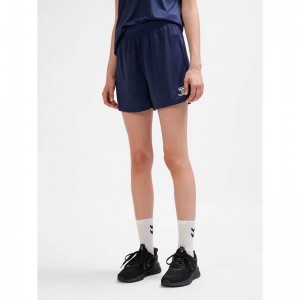 Hummel Essential Korte Broek Dames Donkerblauw | 746560-132