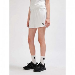 Hummel Essential Korte Broek Dames Wit | 225396-391