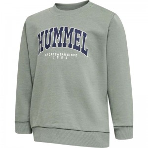 Hummel Fast Lime Sweatshirts Kinderen Grijs | 228643-623
