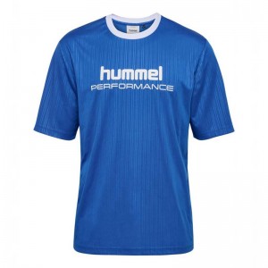 Hummel Fast Loose S/S Jersey Dames Blauw | 992329-487