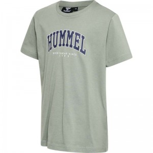 Hummel Fast S/S T-shirts Kinderen Grijs | 824154-920