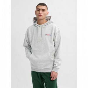 Hummel Felix Loose Hoodie Heren Grijs | 515991-818