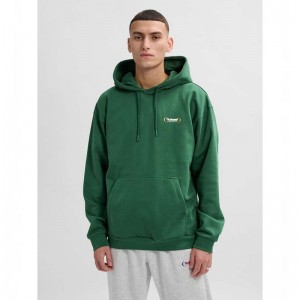 Hummel Felix Loose Hoodie Heren Groen | 528454-347