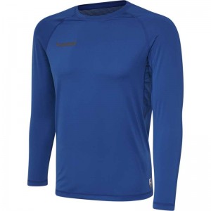 Hummel First Performance Jersey L/S Basislaag Heren Blauw | 684520-728