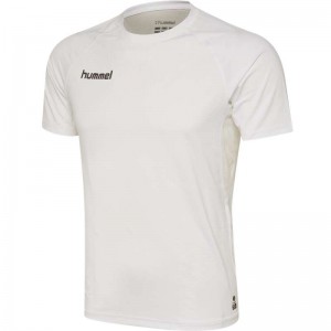 Hummel First Performance S/S Korte Broek Heren Wit | 678198-316