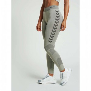 Hummel First Seamless Tr W Jassen Dames Grijs | 642876-052
