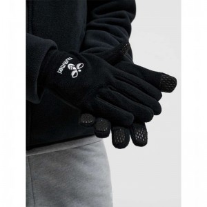Hummel Fleece Handschoenen Heren Zwart | 289165-855