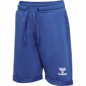 Hummel Flik Korte Broek Kinderen Blauw | 370284-248