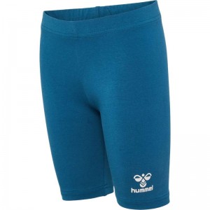 Hummel Flowy Korte Broek Kinderen Blauw | 265785-602