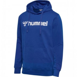 Hummel Go 2.0 Logo Hoodie Heren Blauw | 105161-757