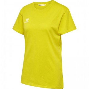 Hummel Go 2.0 S/S Broek Dames Geel | 477495-778