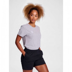 Hummel Go 2.0 S/S Sneakers Dames Grijs | 544274-376