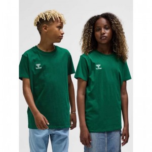 Hummel Go 2.0 S/S Sweatshirts Kinderen Groen | 237799-251
