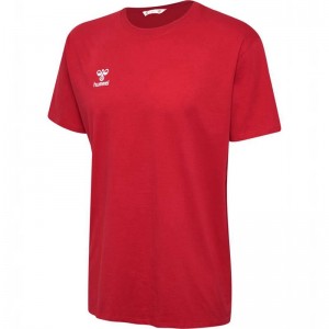 Hummel Go 2.0 S/S T-shirts Heren Rood | 755726-547