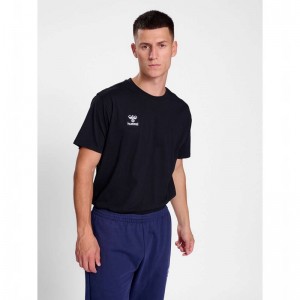 Hummel Go 2.0 S/S T-shirts Heren Zwart | 514531-297