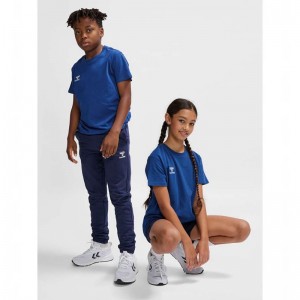 Hummel Go 2.0 S/S T-shirts Kinderen Blauw | 342836-559