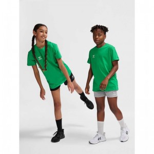 Hummel Go 2.0 S/S T-shirts Kinderen Groen | 001911-674