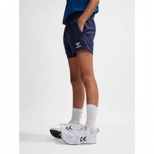 Hummel Go 2.0 Sweat Korte Broek Kinderen Donkerblauw | 069533-725