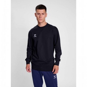 Hummel Go 2.0 Sweatshirts Heren Zwart | 356732-609