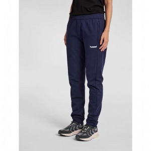 Hummel Go Cotton Broek Dames Donkerblauw | 806011-736
