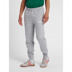 Hummel Go Cotton Broek Heren Grijs | 949145-875