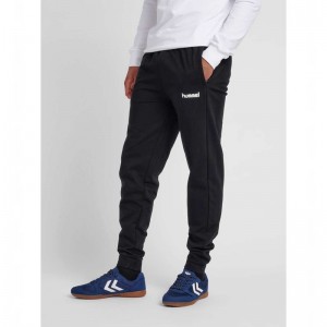 Hummel Go Cotton Broek Heren Zwart | 994995-875