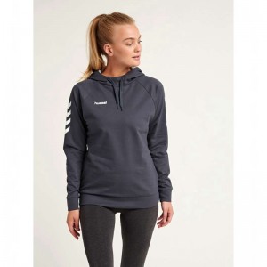 Hummel Go Cotton Hoodie Dames Zwart | 578142-668