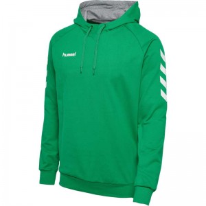 Hummel Go Cotton Hoodie Heren Groen | 750848-943