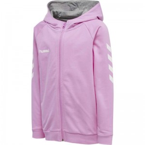 Hummel Go Cotton Zip T-shirts Kinderen Lavendel | 284582-966