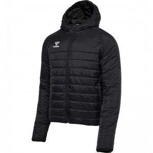 Hummel Go Quilted Hood Jassen Heren Zwart | 210959-468