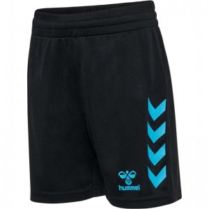 Hummel Graphic Universe Korte Broek Kinderen Zwart | 187081-377
