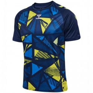 Hummel Graphic Universe S/S Jersey Heren Donkerblauw | 139600-947