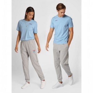 Hummel Ic Marty T-shirts Heren Blauw | 619644-422