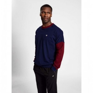 Hummel Ic Parker Sweatshirts Heren Donkerblauw | 018063-438