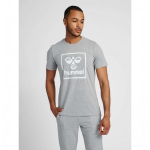 Hummel Isam 2.0 T-shirts Heren Grijs | 856202-436