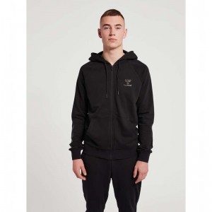 Hummel Isam 2.0 Zip Hoodie Heren Zwart | 653285-536