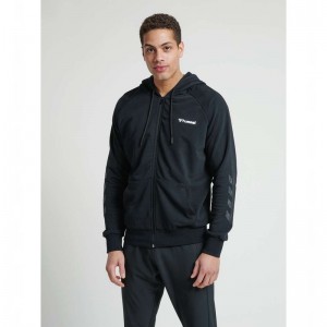 Hummel Isam Zip Hoodie Heren Zwart | 459803-115
