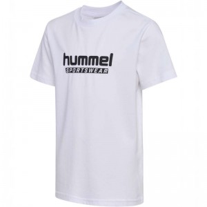 Hummel Jr Base S/S T-shirts Kinderen Wit | 015077-529