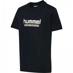 Hummel Jr Base S/S T-shirts Kinderen Zwart | 393091-188